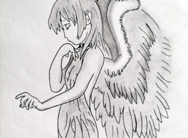 Pencil Drawings of Angels